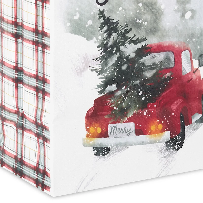13" Antique Truck in Snow Large Christmas Gift Bag for only USD 4.49 | Hallmark