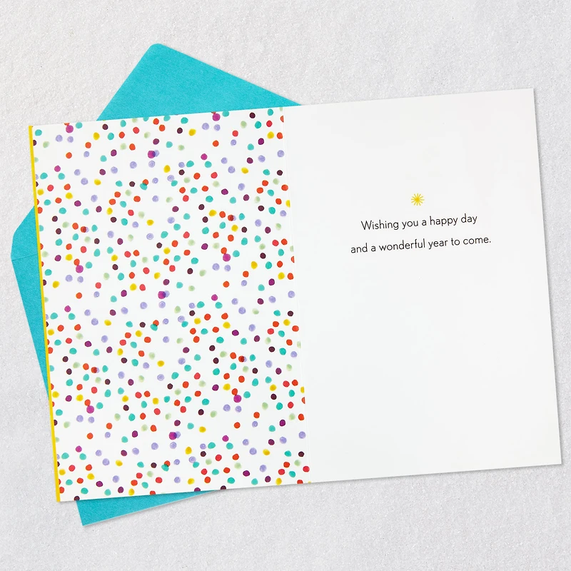 Wishing You a Happy Day and a Wonderful Year Birthday Card for only USD 2.50 | Hallmark