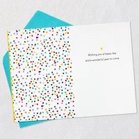 Wishing You a Happy Day and a Wonderful Year Birthday Card for only USD 2.50 | Hallmark
