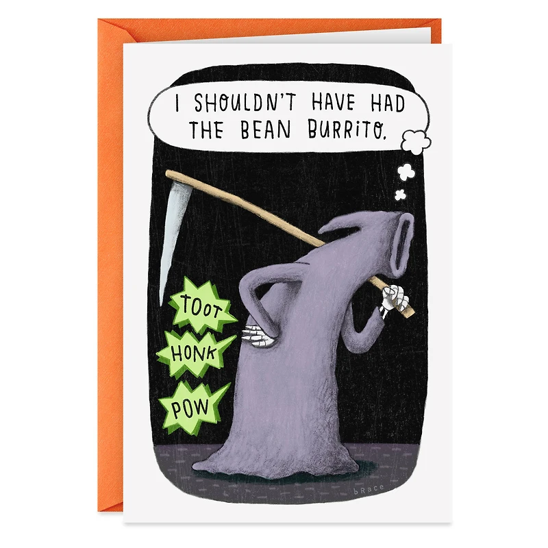 Wishes from the Grim Ripper Funny Halloween Card for only USD 3.49 | Hallmark