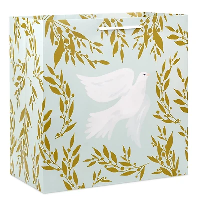 15" Dove on Light Sage Extra-Deep Holiday Gift Bag for only USD 5.49 | Hallmark