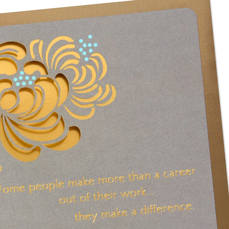 You Made a Difference Retirement Card for only USD 6.99 | Hallmark