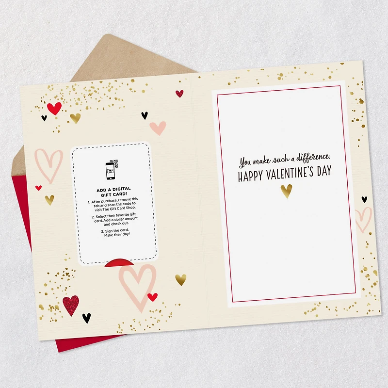 Thankful for You Gift Card Greeting Valentine's Day Card for only USD 4.99 | Hallmark