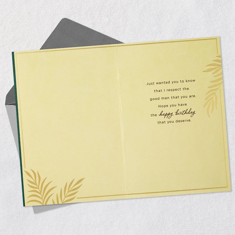 With Respect and Good Wishes Birthday Card for Stepdad for only USD 4.99 | Hallmark
