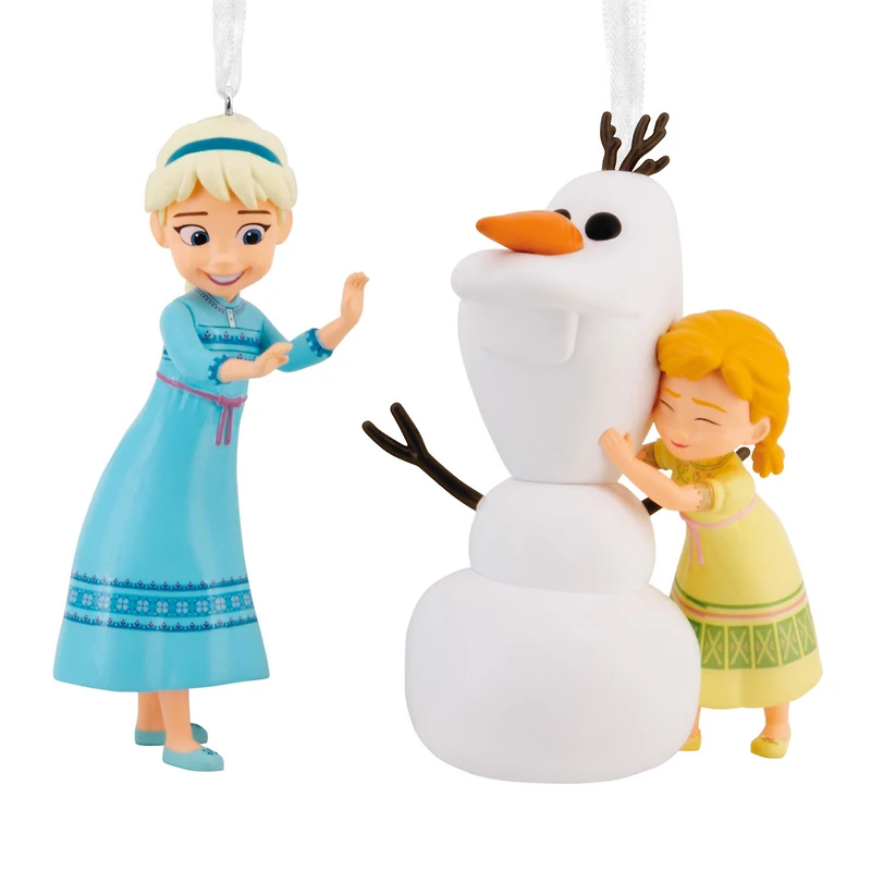 Disney Frozen Elsa, Anna and Olaf Hallmark Ornaments, Set of 2 for only USD 28.99 | Hallmark