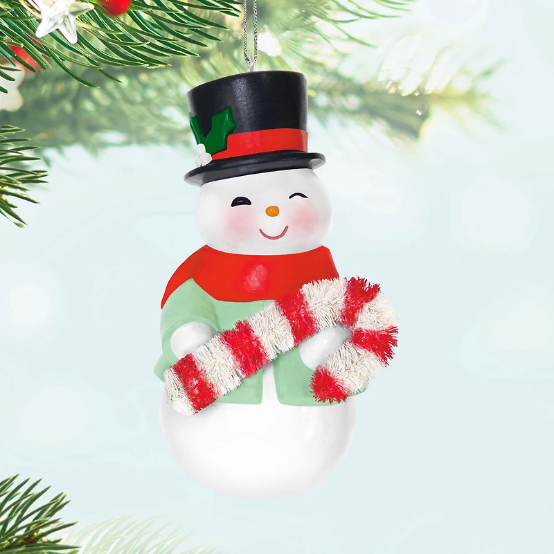 Sweet Snow Boy Porcelain Ornament for only USD 31.99 | Hallmark