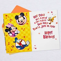 Disney Mickey Mouse Hot Dog Musical Birthday Card for only USD 5.99 | Hallmark