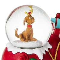Dr. Seuss's How the Grinch Stole Christmas!™ Grinch, Max and Sleigh Snow Globe Figurine With Music for only USD 114.99 | Hallmark