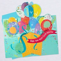 16" Fun Balloons Pop-Up Jumbo Birthday Card for only USD 12.99 | Hallmark