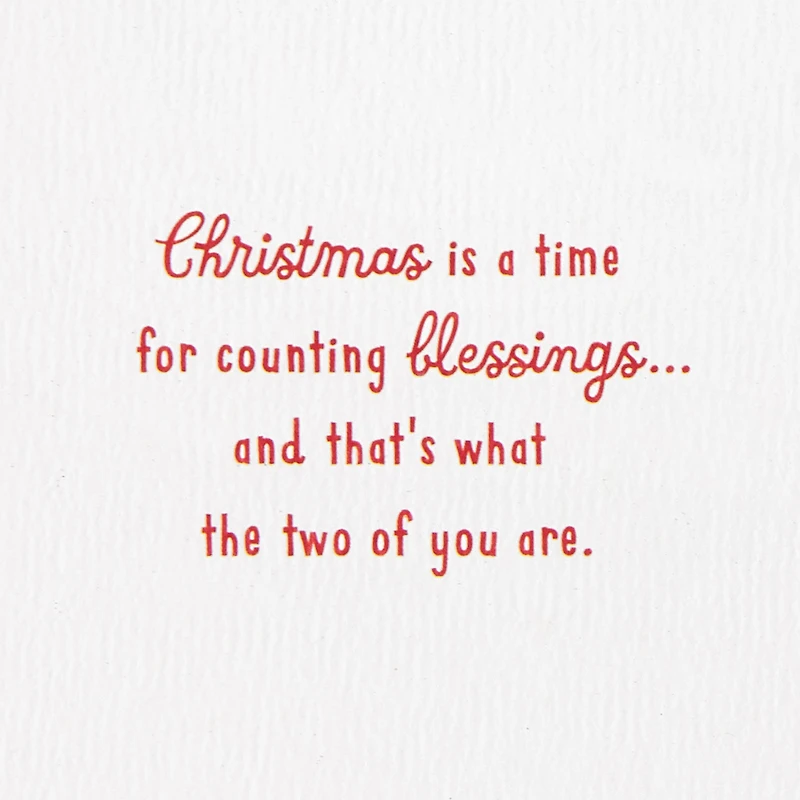 A Time for Counting Blessings Christmas Card for Son and Daughter-in-Law for only USD 5.59 | Hallmark