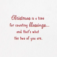 A Time for Counting Blessings Christmas Card for Son and Daughter-in-Law for only USD 5.59 | Hallmark