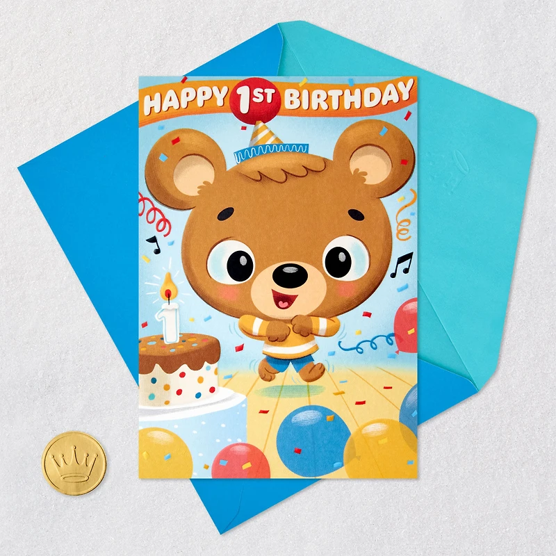 Loved From Head to Toe Pop-Up First Birthday Card for Boy for only USD 5.99 | Hallmark