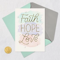 Faith, Hope, Love Wedding Card for only USD 3.99 | Hallmark