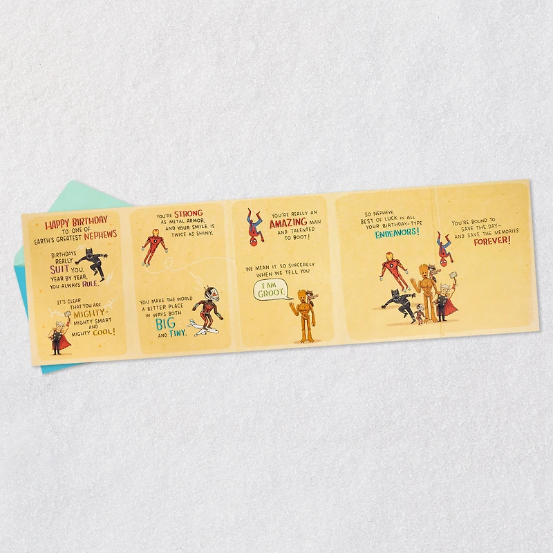 Marvel Avengers One of Earth's Greatest Nephews Birthday Card for only USD 4.59 | Hallmark