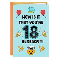 18 Already Mind Blown 18th Birthday Card for only USD 3.99 | Hallmark