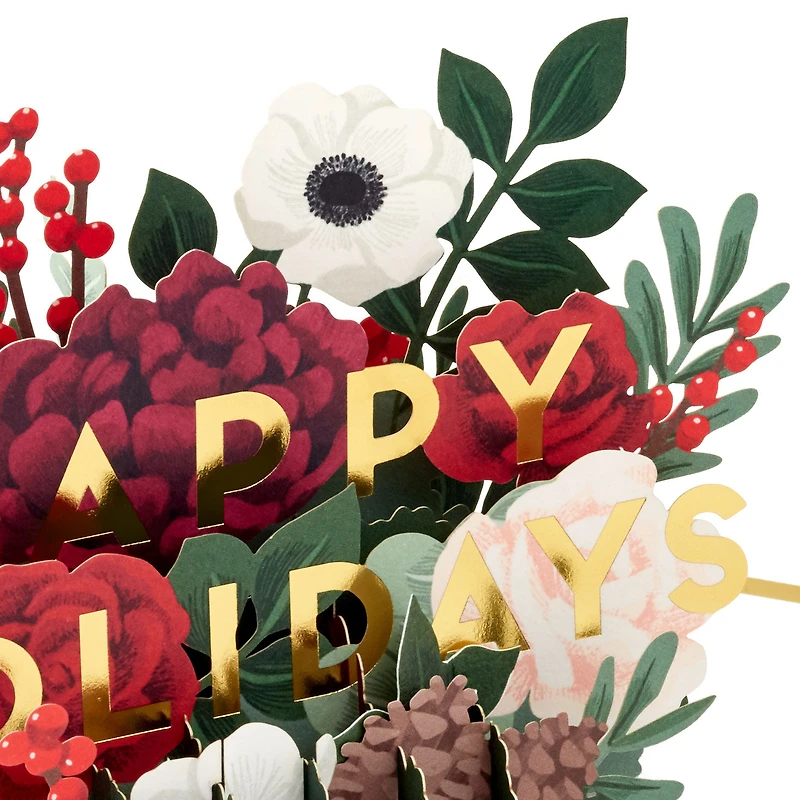 All the Joy Flower Bouquet 3D Pop-Up Holiday Card for only USD 12.99 | Hallmark