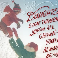 You'll Always Be My Little Girl Christmas Card for Daughter for only USD 6.59 | Hallmark