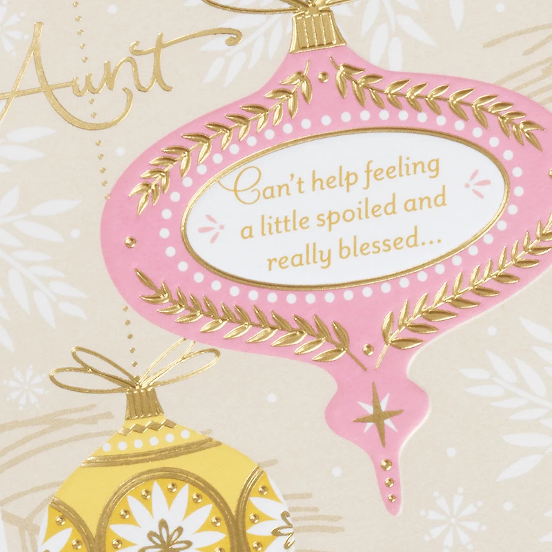 You're One of the Best Gifts from God Religious Christmas Card for Aunt for only USD 3.99 | Hallmark