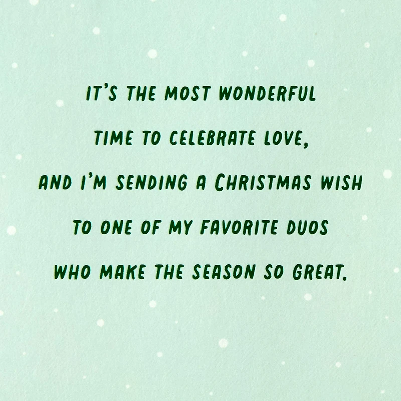 You're a Great Pairing Christmas Card for Sister and Brother-in-Law for only USD 5.99 | Hallmark