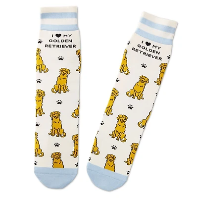 I Love My Golden Retriever Crew Socks for only USD 12.99 | Hallmark