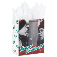 13" A Christmas Story™ Merwwy Chwithmuth! Large Gift Bag With Tissue Paper for only USD 7.99 | Hallmark