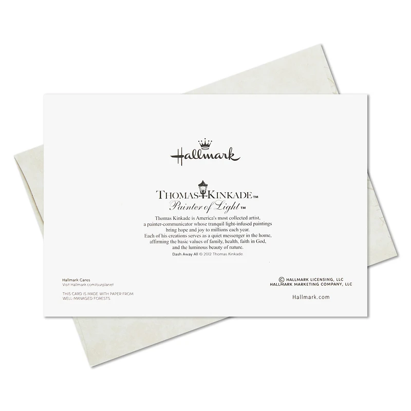 Thomas Kinkade Santa and Sleigh Boxed Christmas Cards, Pack of 16 for only USD 15.49 | Hallmark