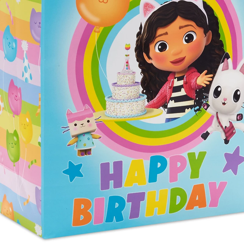 15.5" DreamWorks Animation Gabby's Dollhouse Extra-Large Birthday Gift Bag With Tissue Paper for only USD 7.99 | Hallmark