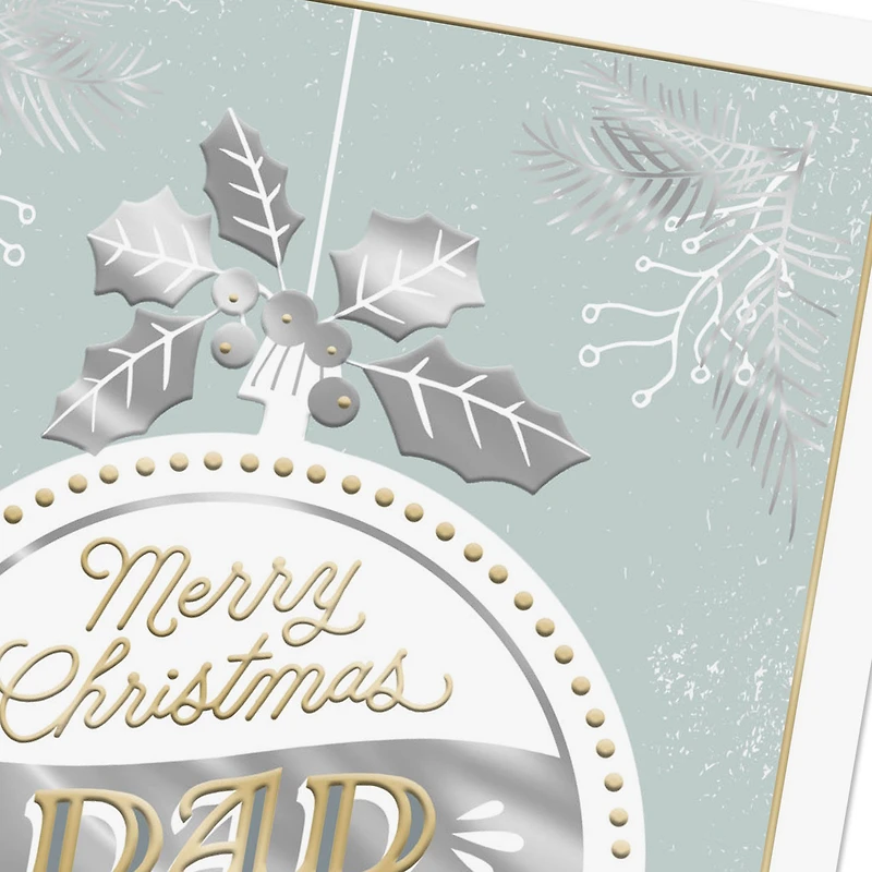 You Mean the World to Me Christmas Card for Dad From Daughter for only USD 5.59 | Hallmark