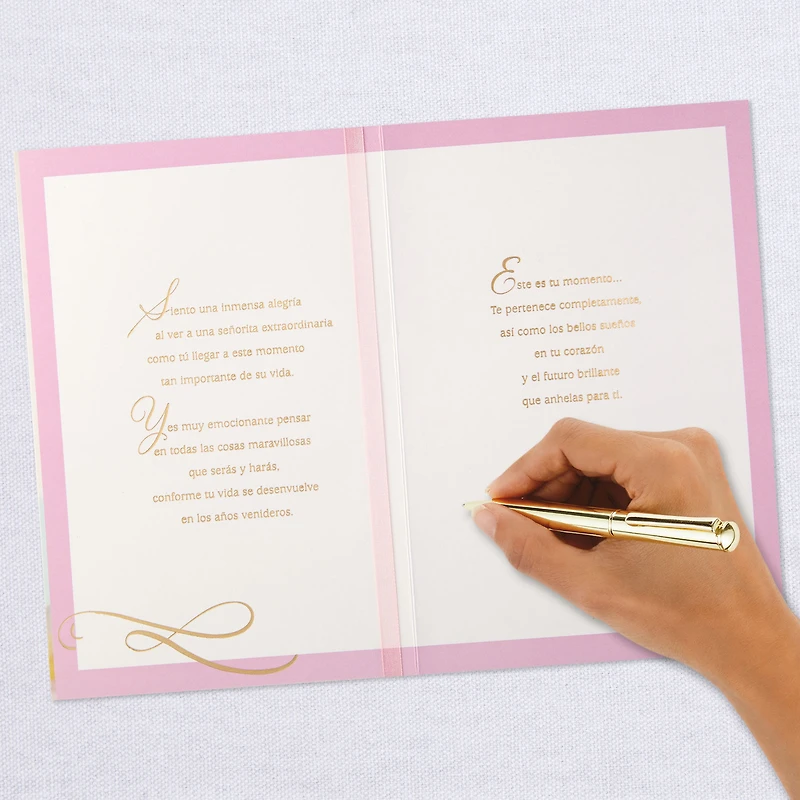 Butterfly Cake Spanish-Language Quinceañera Card for only USD 4.59 | Hallmark