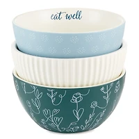 DaySpring Give Thanks Ceramic Bowls, Set of 3 for only USD 28.99 | Hallmark