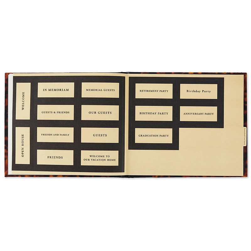 Tortoiseshell Guest Book for only USD 19.99 | Hallmark