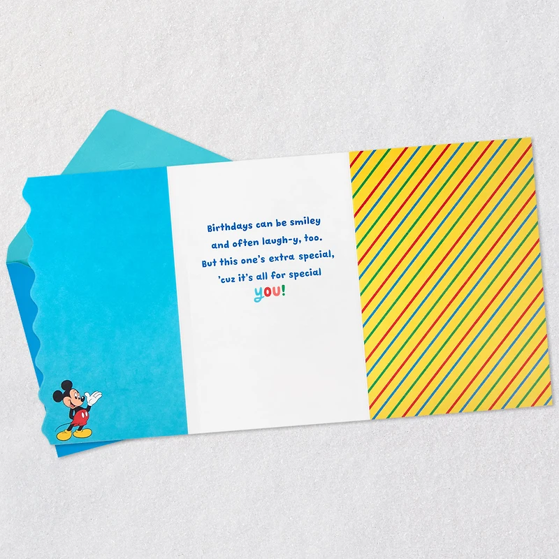 Disney Mickey Mouse and Friends Extra Special 4th Birthday Card With Stickers for only USD 6.59 | Hallmark