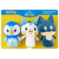 itty bittys® Pokémon Piplup, Munchlax, and Pachirisu Plush, Set of 3 for only USD 26.99 | Hallmark