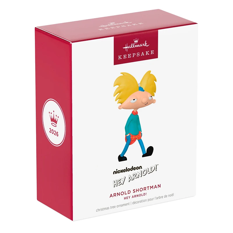 Nickelodeon Hey Arnold! Arnold Shortman Ornament for only USD 22.99 | Hallmark