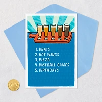 Beer Goes With Everything Funny Birthday Card for only USD 4.49 | Hallmark