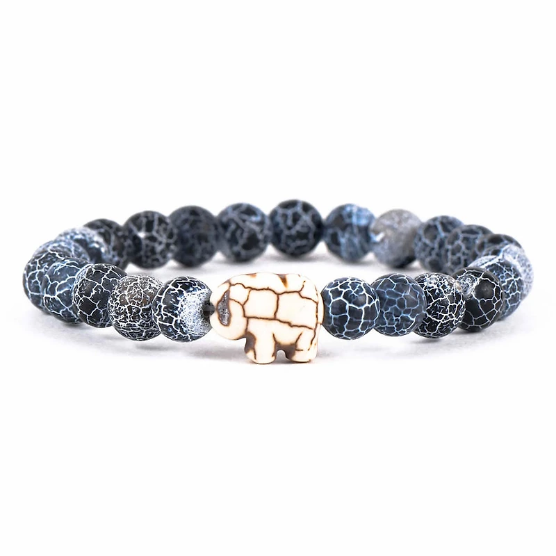 Fahlo Blue River Stone Elephant Expedition Bracelet for only USD 18.99 | Hallmark