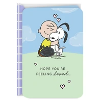 Peanuts® Charlie Brown and Snoopy Hugging Love Card for only USD 2.99 | Hallmark