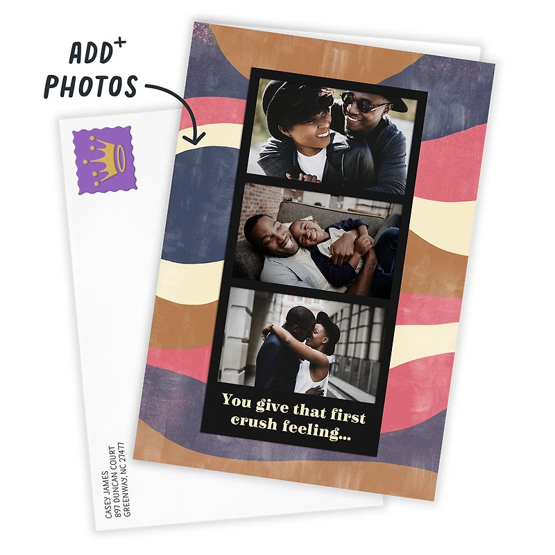 Personalized Photo Strip on Abstract Photo Card for only USD 4.99 | Hallmark