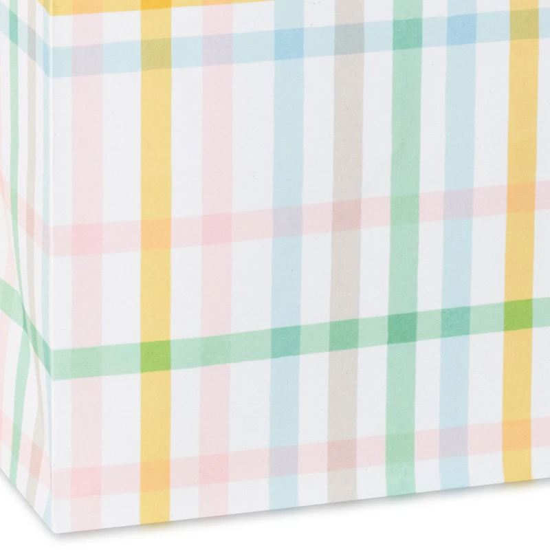 15" Pastel Plaid Extra-Deep Gift Bag for only USD 6.29 | Hallmark