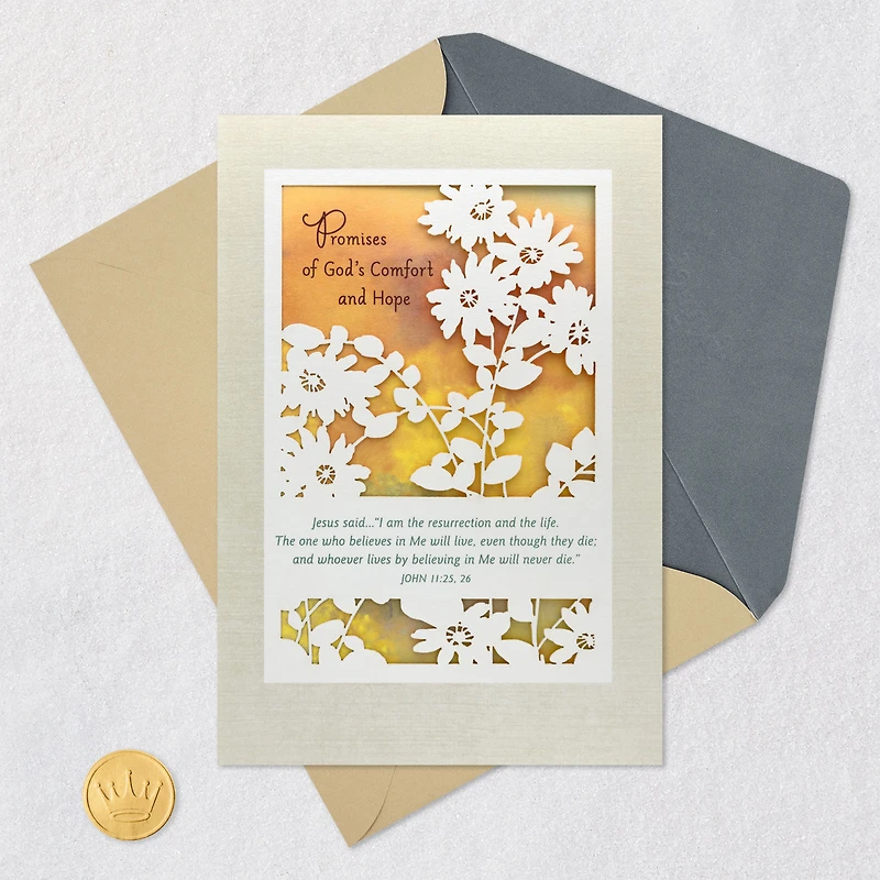 Promises of Comfort and Hope Religious Sympathy Card for only USD 6.99 | Hallmark