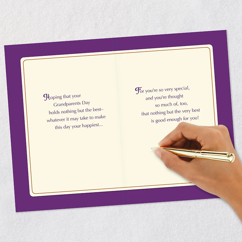 Nothing But the Best for You Grandparents Day Card for only USD 2.00 | Hallmark