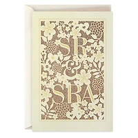 Floral Mr. and Mrs. Spanish-Language Wedding Card for Couple for only USD 6.99 | Hallmark
