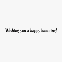 Disney Tim Burton's The Nightmare Before Christmas Jack Skellington and Sally Happy Haunting Halloween Card for only USD 2.00 | Hallmark