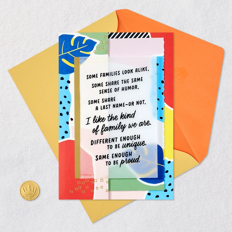 Our Kind of Family Abstract Shapes Birthday Card for only USD 7.59 | Hallmark