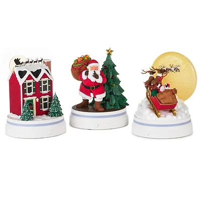 The Night Before Christmas Interactive Figurines With Light and Sound, Set of 3 for only USD 149.99 | Hallmark