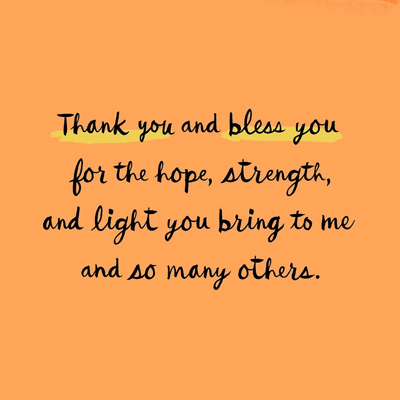 Grateful for Your Hope, Strength and Light Thank-You Card for only USD 2.99 | Hallmark