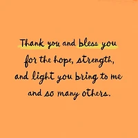 Grateful for Your Hope, Strength and Light Thank-You Card for only USD 2.99 | Hallmark