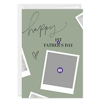 Happy 1st Instant-Photo Frame Custom Father's Day Card for only USD 4.99 | Hallmark