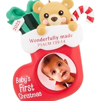 DaySpring Baby's First Christmas Religious 2025 Photo Frame Hallmark Ornament for only USD 14.99 | Hallmark