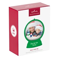 Dad and Me Snow Globe 2026 Photo Frame Ornament for only USD 19.99 | Hallmark